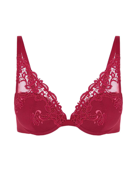  Simone Perele 15C347 Lipstick Saga Push Up Underwire Bra myselflingerie.com