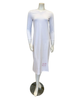 Oh! Zuza M4140 White Swirl Design Modest V Neck Modal Nightshirt myselflingerie.com