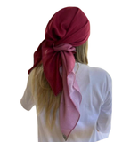 Scarf Bar SB Raspberry Ombre' Square Scarf myselflingerie.com