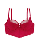 Dorina FXBT0001 Red Esme Lightly Padded Underwire Bustier myselflingerie.com