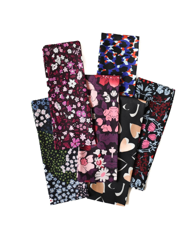 Nicsessories Merlot Liberty Print Headwrap myselflingerie.com