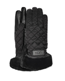 UGG 100144 Black Women's Quilted Performance Gloves myselflingerie.com