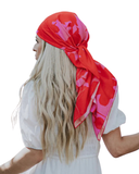 Tie Ur Knot The Flora Adjustable Pre-Tied Bandanna with Full Non Slip Grip