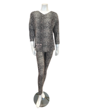 Furstenberg Leopard Print Modal Pajamas Set
