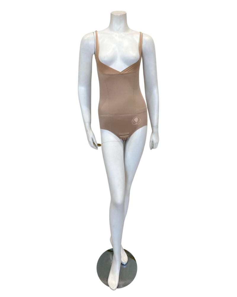 3508 Nude Sand Basic Shaping Open Bust Bodysuit