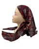 Cherie SP271RD Red Multi Design Pre-Tied Open Back Bandanna myselflingerie.com