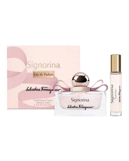 Salvatore Ferragamo Signorina 1.7 Eau de Parfum & 0.33 Oz Travel Set