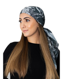 Winter Toile Adjustable Pre-Tied Bandanna with Full Non Slip Grip