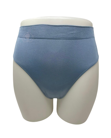 834175 Windward Blue B-Smooth Seamless Hi Cut Brief