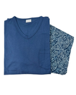 Mey 34061 New Denim My Night Men's Cotton Pajamas Set myselflingerie.com