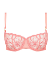 12M5 Candlelight Peach Fleurs Demi Underwire Bra