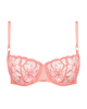 12M5 Candlelight Peach Fleurs Demi Underwire Bra
