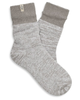 1153340 Seal Rib Knit Slouchy Quarter Socks
