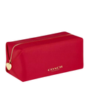 Coach New York Red Zippered Toiletry Pouch