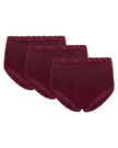 SL303 Cabernet Modal Lace Bikinis 3 Pack