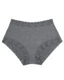 SL301 Charcoal Modal Lace Briefs 3 Pack