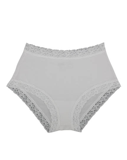 SL301 White Modal Lace Briefs 3 Pack