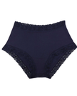 SL301PLS Indigo Blue Modal Lace Briefs Plus Sizes 3 Pack