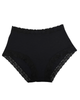 SL301PLS Black Modal Lace Briefs Plus Sizes 3 Pack