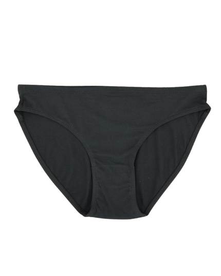 S303 Black Modal Bikinis with Elastic Waist 3 Pack