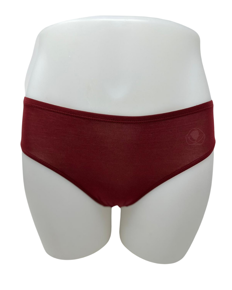 SHE S303 Cabernet Modal Bikinis with Elastic Waist 3 Pack myselflingerie.com