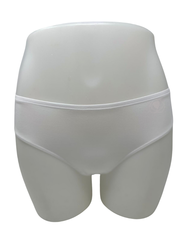 SHE S303 White Modal Bikinis with Elastic Waist 3 Pack myselflingerie.com