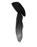 HS536A/W Black/White Ombre Adjustable Pre-Tied Bandanna with Velvet Grip