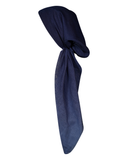 HS536H Navy Ombre Adjustable Pre-Tied Bandanna with Velvet Grip