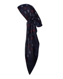 HS545H Navy LV Inspired Adjustable Pre-Tied Bandanna with Velvet Grip