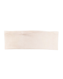 S747C Ivory Solid Ribbed Cotton Headband