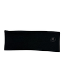 S747A Black Solid Ribbed Cotton Headband