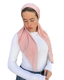 Scarf Bar Classic Pink Pre-Tied Bandanna with Full Grip myselflingerie.com