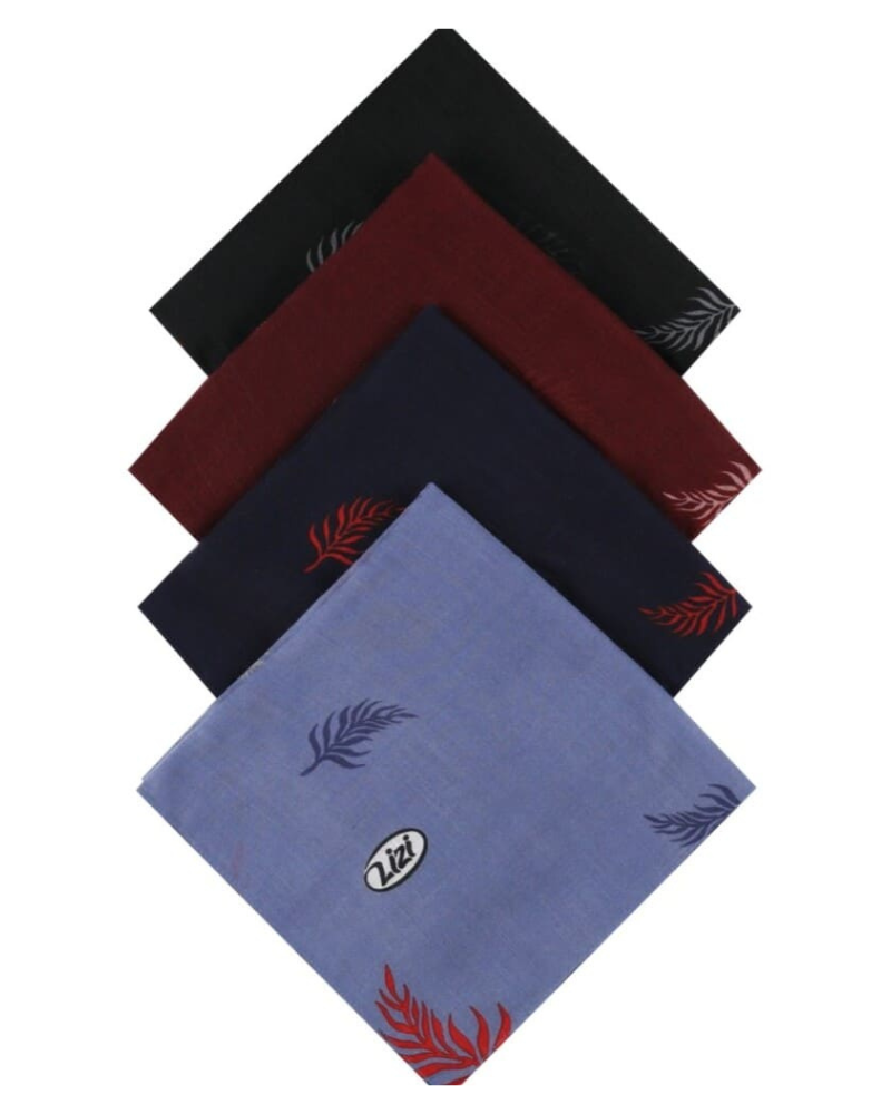 Lizi Headwear ALVBLCF Black/Colorful Leaves Pre-Tied Bandanna with Full Grip myselflingerie.com