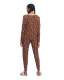 UGG 1129977 Cedar Bark Leopard Jersey Birgit Pajamas Set II myselflingerie.com