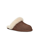 UGG Scuffette II Espresso Suede Slipper with Fur Trim