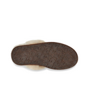 UGG Scuffette II Espresso Suede Slipper with Fur Trim