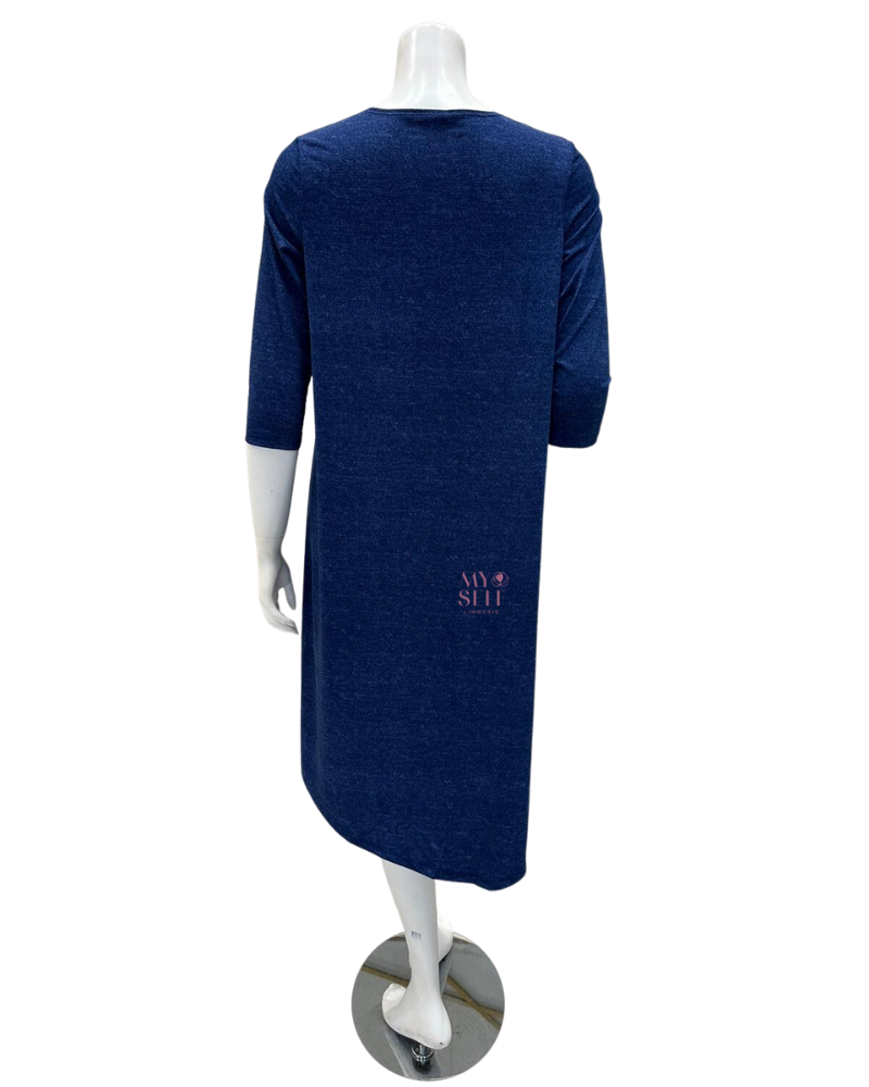  Jackie O' VCVRUP-DN Denim V Swim Cover Up Dress myselflingerie.com