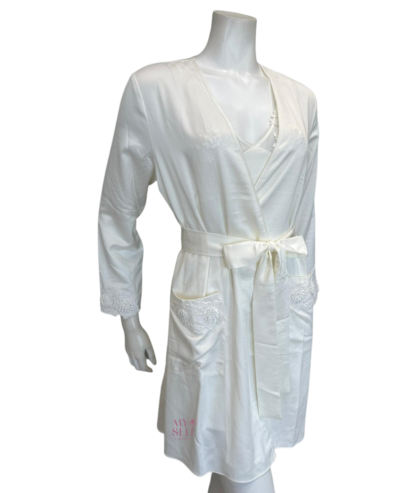 Rya Collection 735 + 745 Diana Ivory Chemise & Robe Set myselflingerie.com