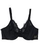 Wacoal 857361 Black Slim Silhouette Minimizer Underwire Bra myselflingerie.com