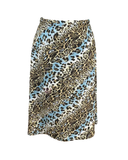 Undercover Waterwear Blue Leopard A-Line Swim Skirt