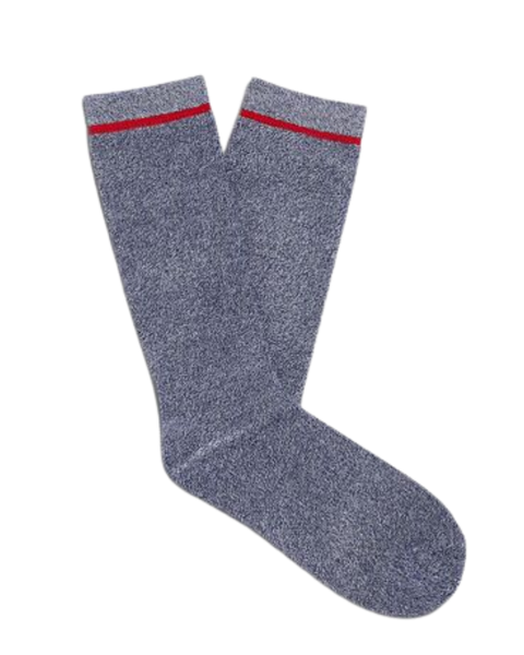 UGG Marled Navy Kyro Men's Cozy Crew Socks Myselflingerie.com