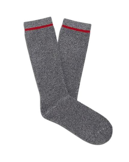 UGG 1097762 Marled Black Kyro Men's Cozy Crew Socks myselflingerie.com