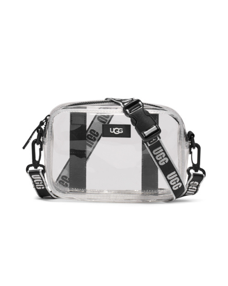 UGG 1142650 Black/Clear Janey II Transparent Crossbody Handbag UGG 1142650 Black/Clear Janey II Transparent Crossbody Handbag
