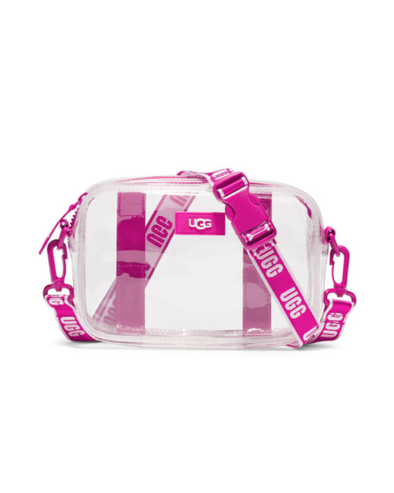 Ugg Janey II Transparent Crossbody Bag Rock Rose Clear