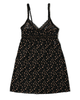 Hanky Panky 7J5704 Black/Praline Cross Dye Leopard Chemise myselflingerie.com