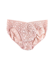 Hanky Panky 7J2371 Desert Rose/White X Dye Leopard French V-kini myselflingerie.com