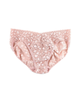 Hanky Panky 7J2371 Desert Rose/White X Dye Leopard French V-kini myselflingerie.com