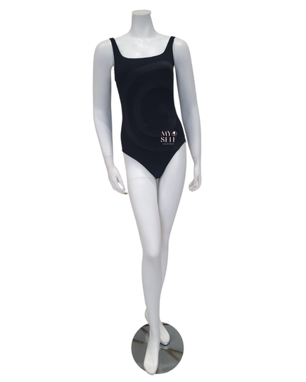 Gottex 23SI173 Black Gottex Signature Square Neck Swimsuit myselflingerie.com