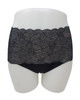 Chantelle 11G8 Black Soft Stretch Lace High Waist Brief myselflingerie.com