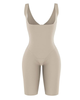 Leonisa 018483 Beige Undetectable Step In Mid Thigh Bodysuit myselflingerie.com